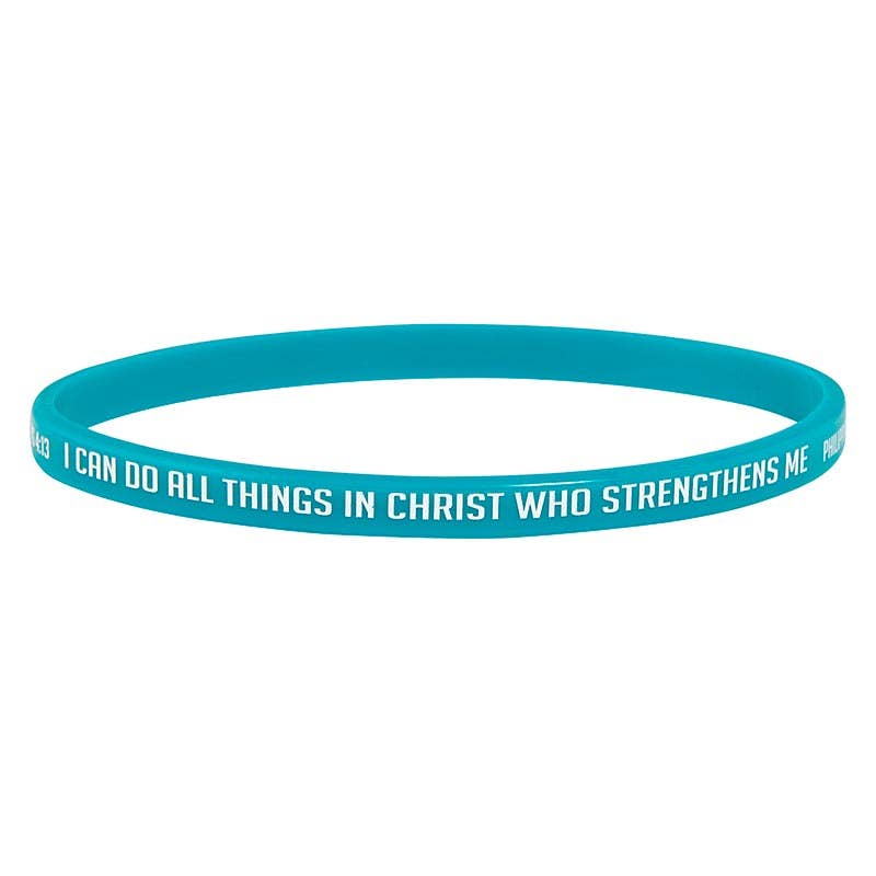 Faithworks by Creative Brands - Silicone Bracelet - Scripture Verses - 4pc