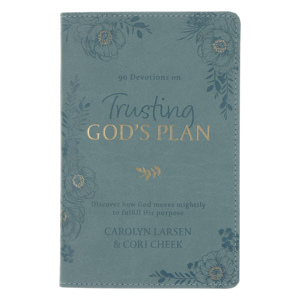 Christian Art Gifts - Devotional Trusting God's Plan Faux Leather