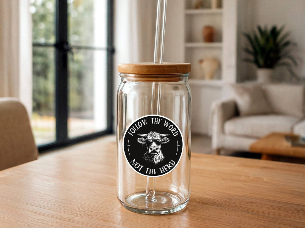 Missional Merch - Follow the Word, Not the Herd | Funny Sticker | Christian