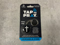 Tap to pray Acrylic Keychain Black + Cross