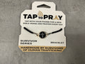Tap to Pray Survivor Series Bracelet Onyx Cross